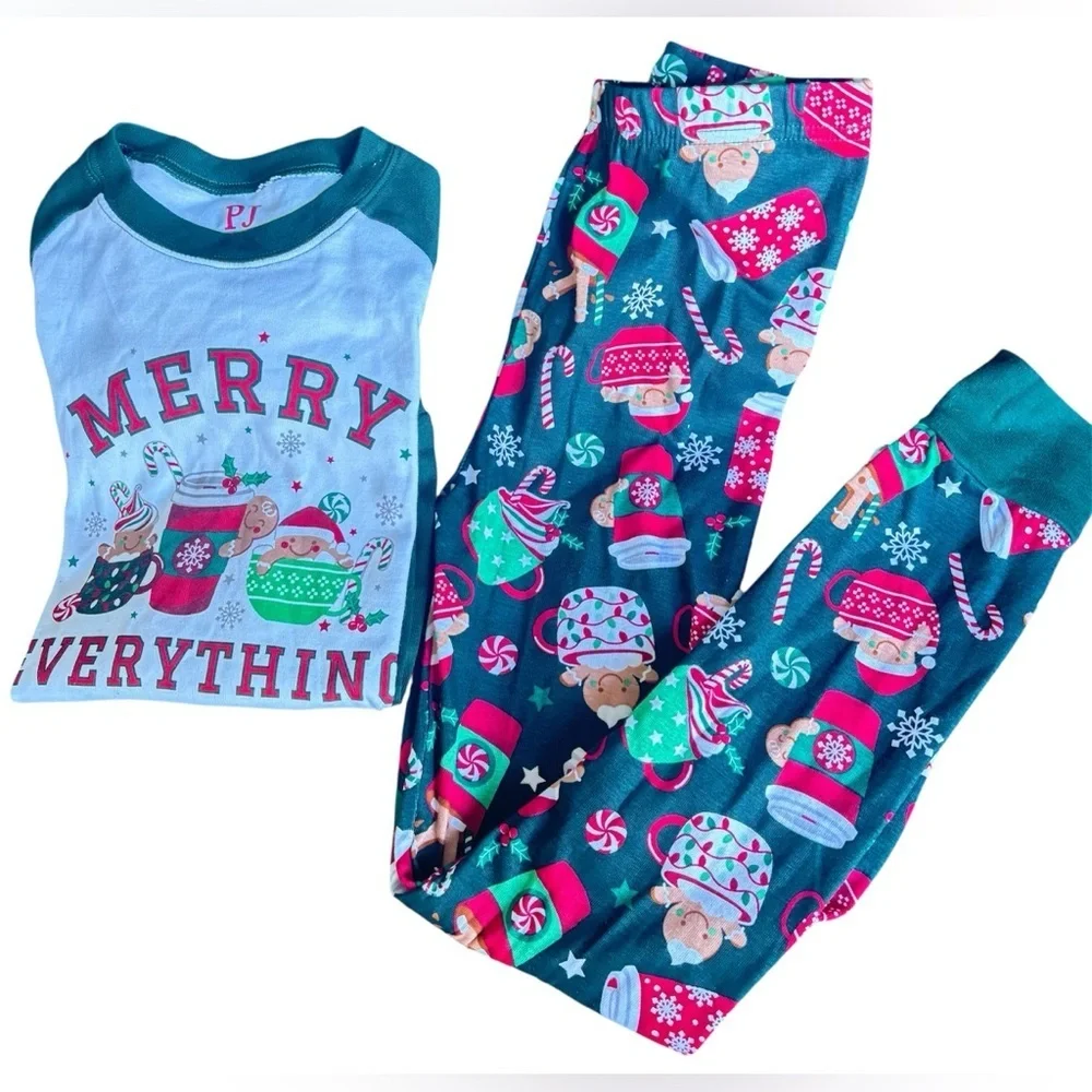 The Children ‘s Place Kids Unisex Long Sleeve Cocoa Mugs Pajama Set